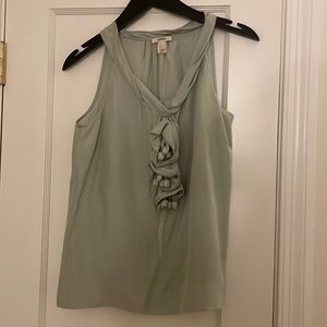 J.Crew silk blouse, celery, size 4
